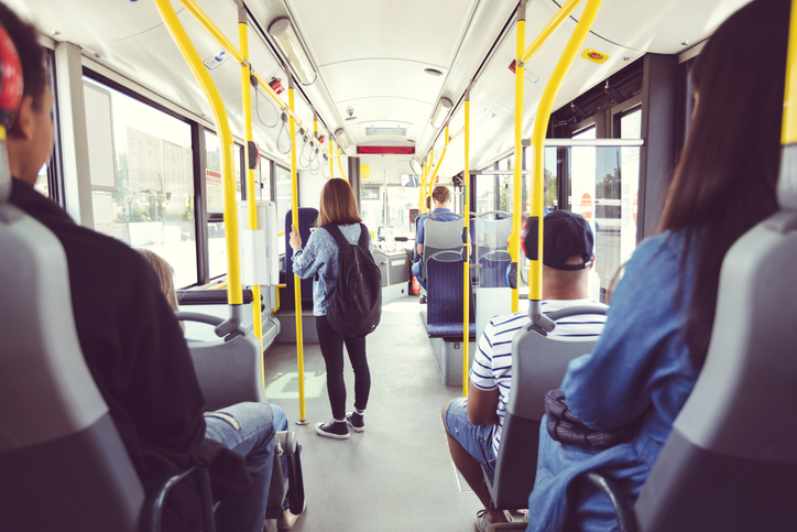 bus interior