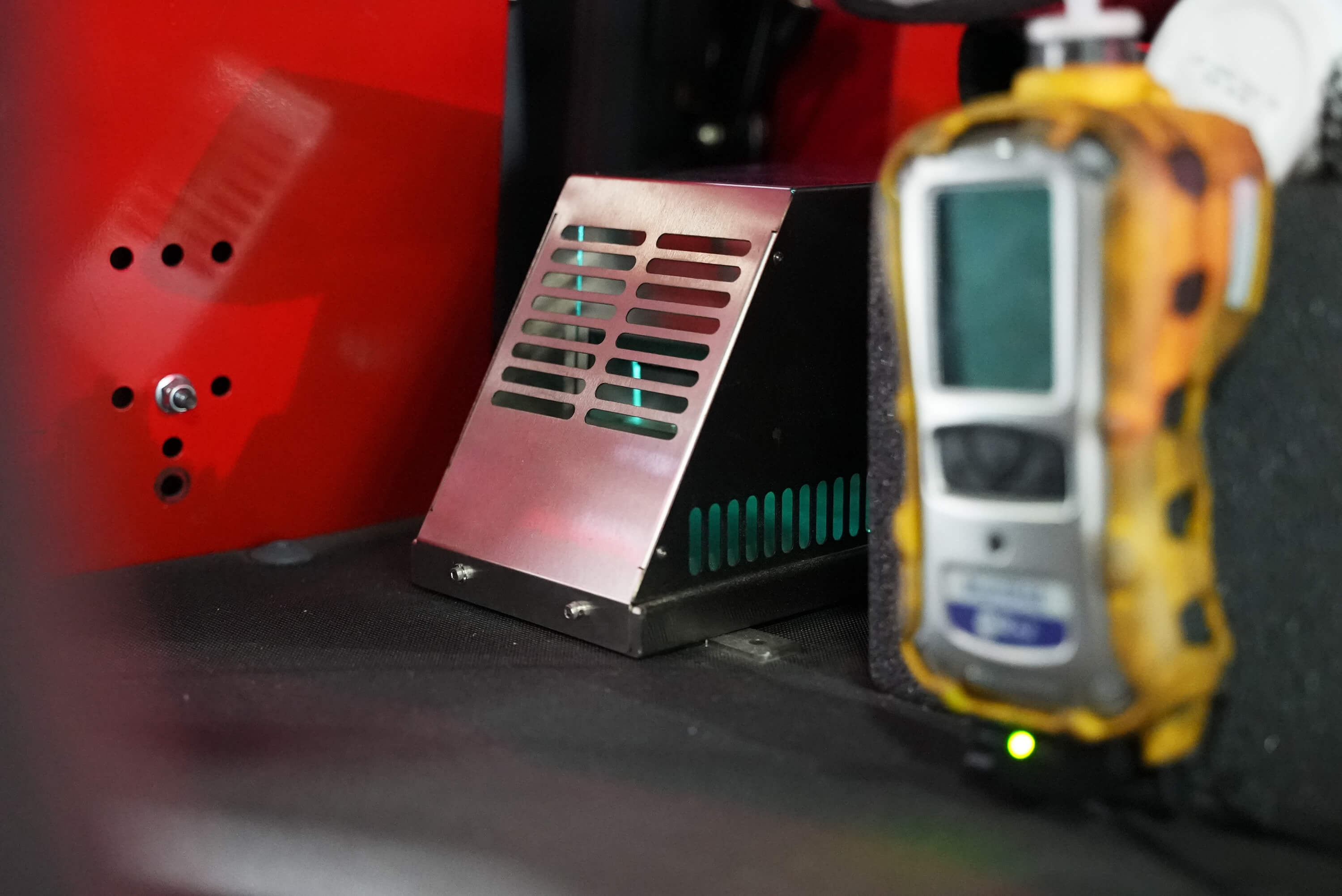 air control machines in fire truck