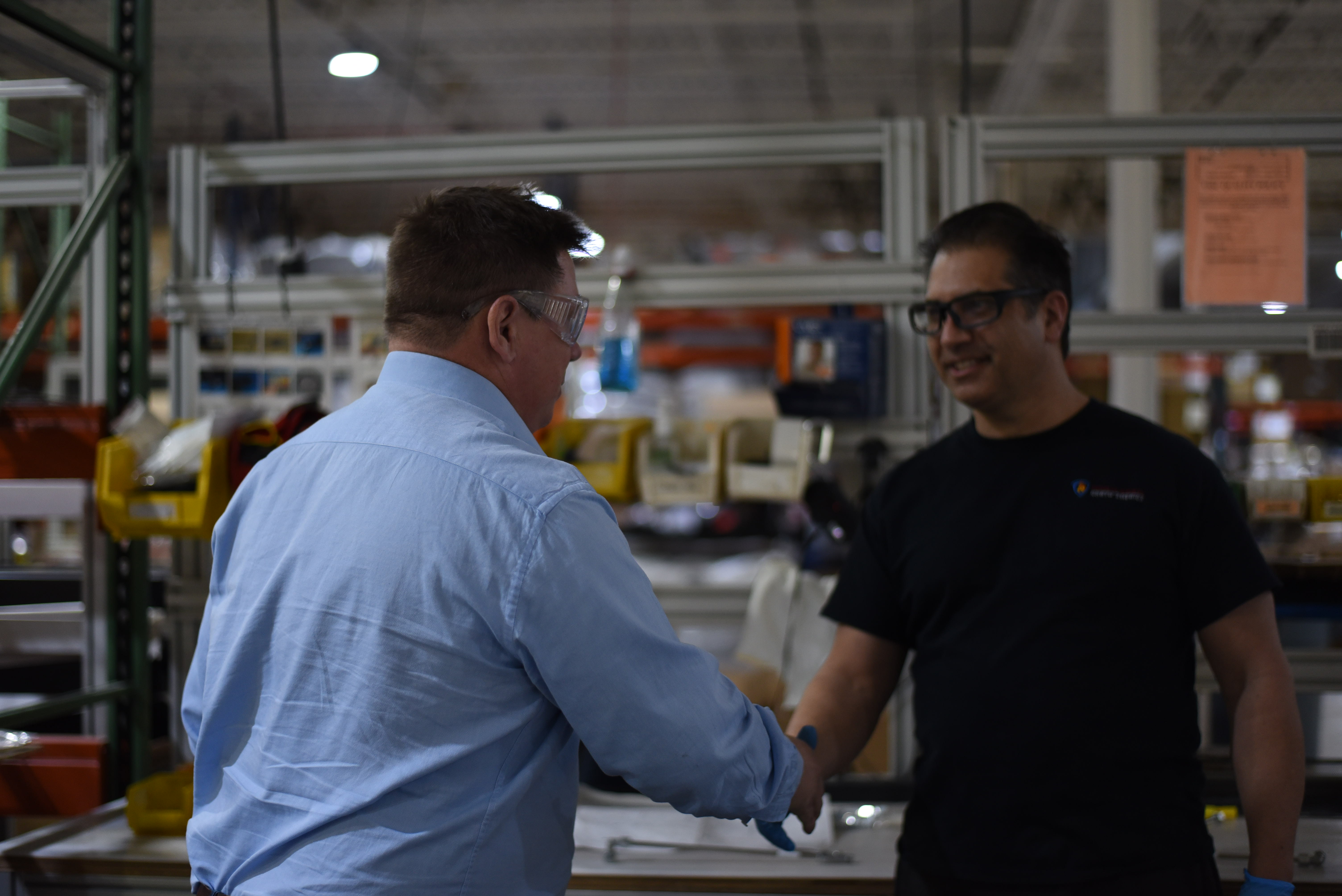 Coworkers Shaking Hands